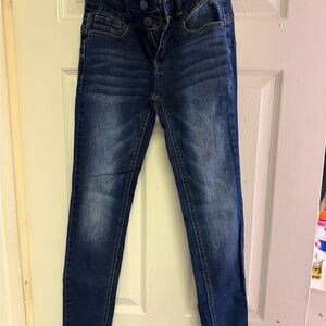 Wax Jean Dark Blue Skinny Jeans